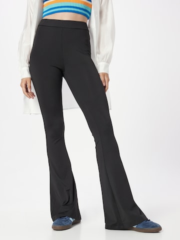 VILA Flared Leggings 'LEOA' in Black: front