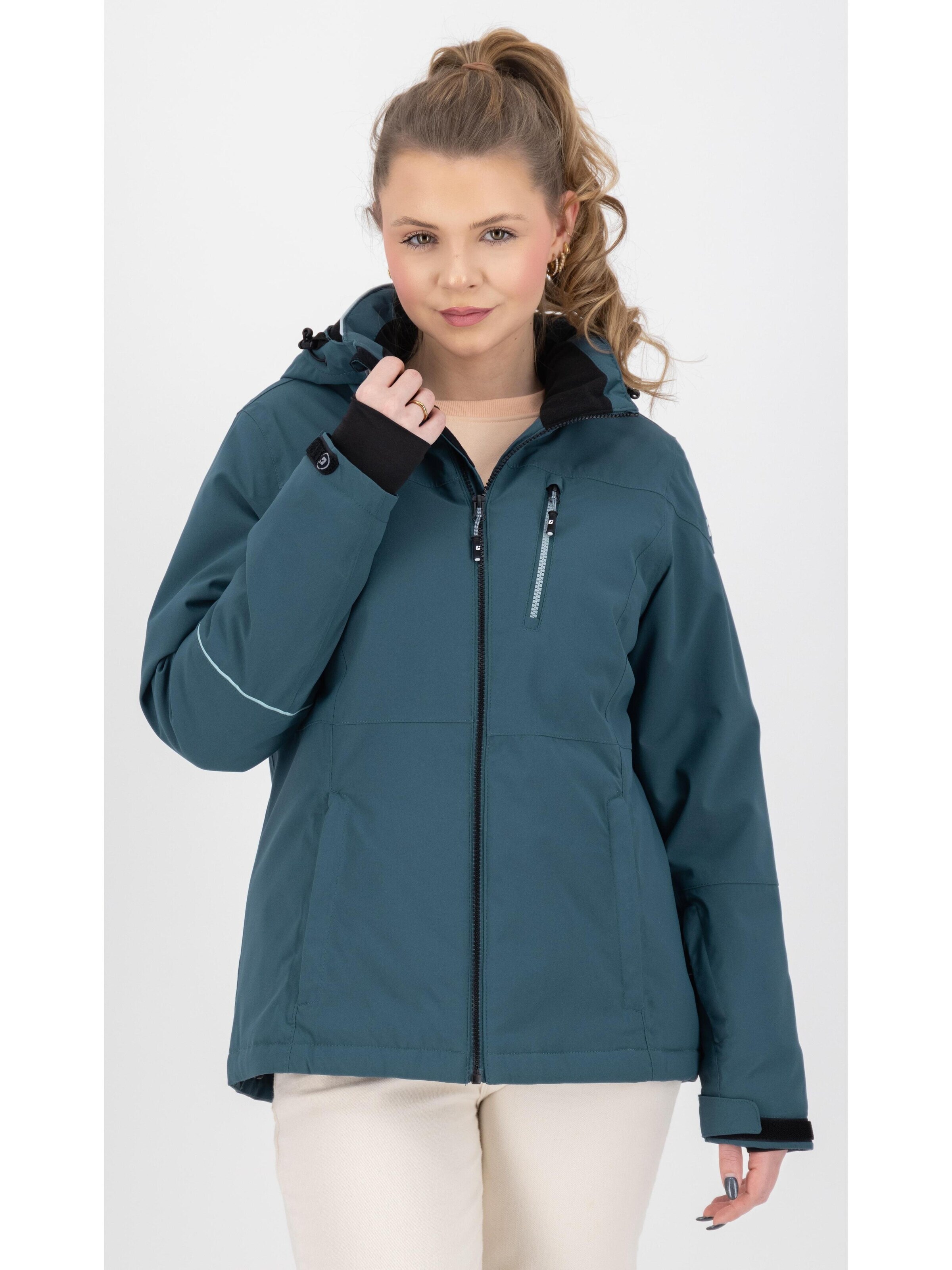 KILLTEC Winterjacke 'KSW 438'‌‌‌ in Grün: Vorderseite