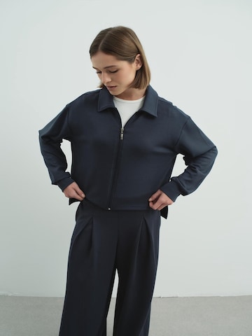 C&City Wide leg Pleat-front trousers in Grey