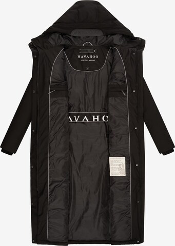 NAVAHOO Winter coat 'Wolkenfrost XIV' in Black