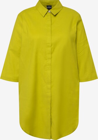 Ulla Popken Blouse in Geel: voorkant