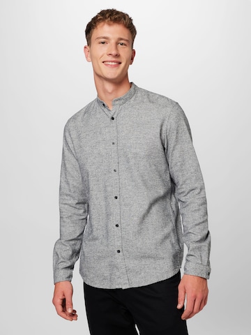 TOM TAILOR DENIM Regular fit Overhemd in Grijs: voorkant