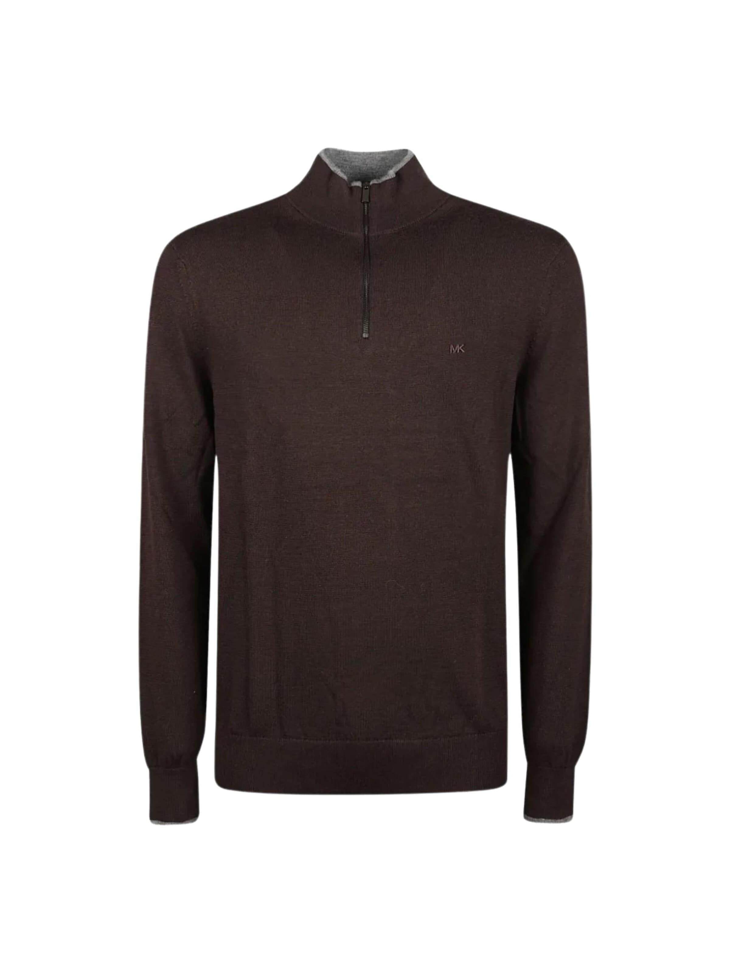 Michael Kors Pullover 'MICHAEL KORS SWEATER WOOL Maglieria'‌‌‌‌‌‌‌‌‌ in Braun: Vorderseite
