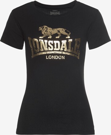 LONSDALE Shirt 'Bantry' in Schwarz: predná strana