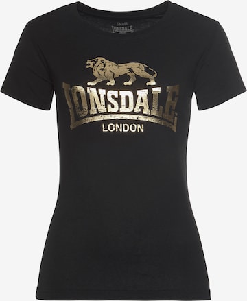 LONSDALE Shirt 'Bantry' in Black: front