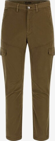 GUESS Cargo Pants in Green: front