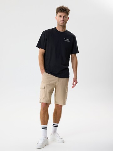 TWO SOON - regular Pantalón cargo en beige