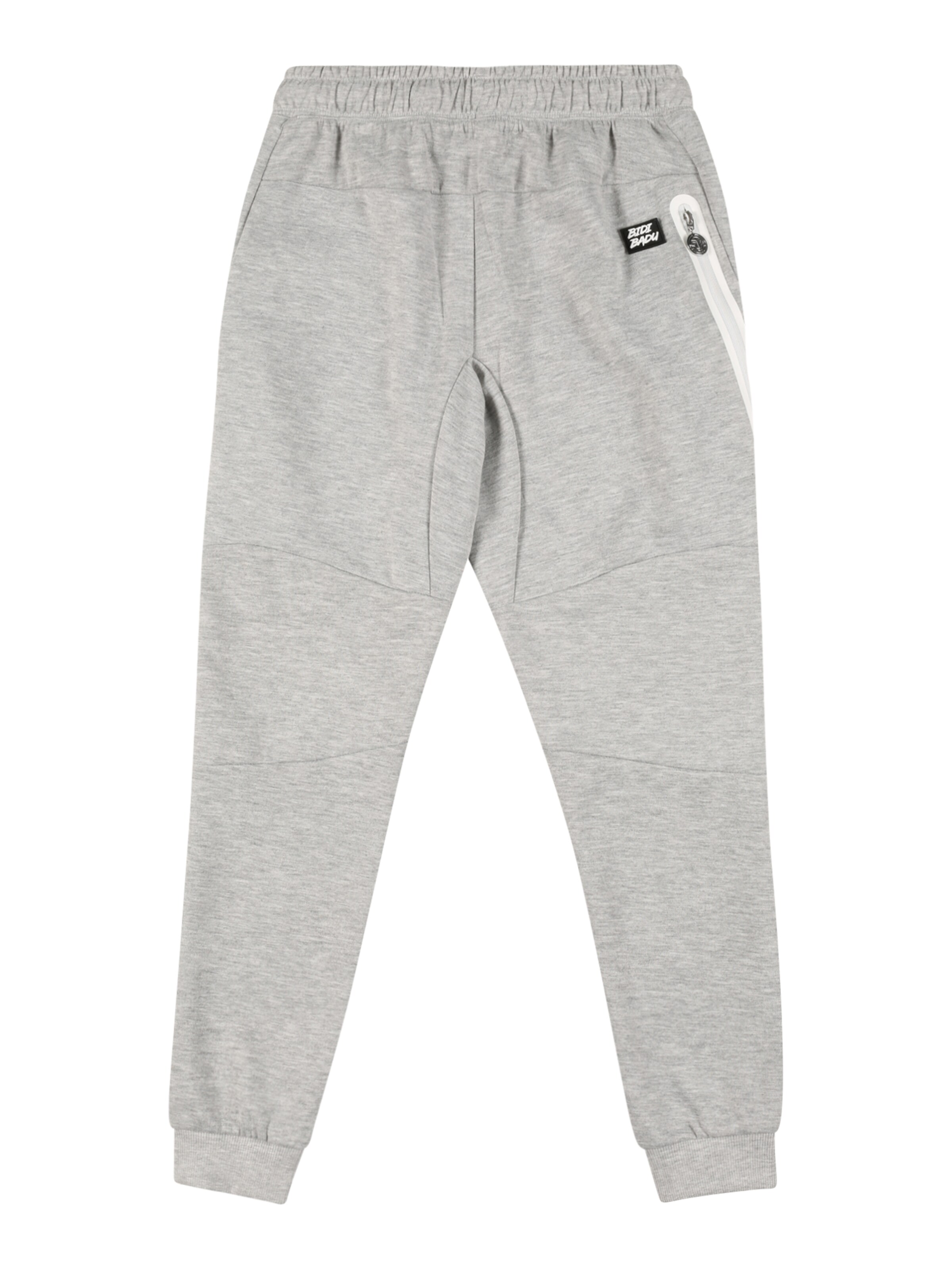 Kinder Kids (Gr. 92-140) BIDI BADU Sweathose Basil mit kontrastfarbenem Kordelzug in Grau - WJ04492 Kinder Kids (Gr. 92-140) BIDI BADU Sweathose Basil mit kontrastfarbenem Kordelzug in Grau - WJ04492