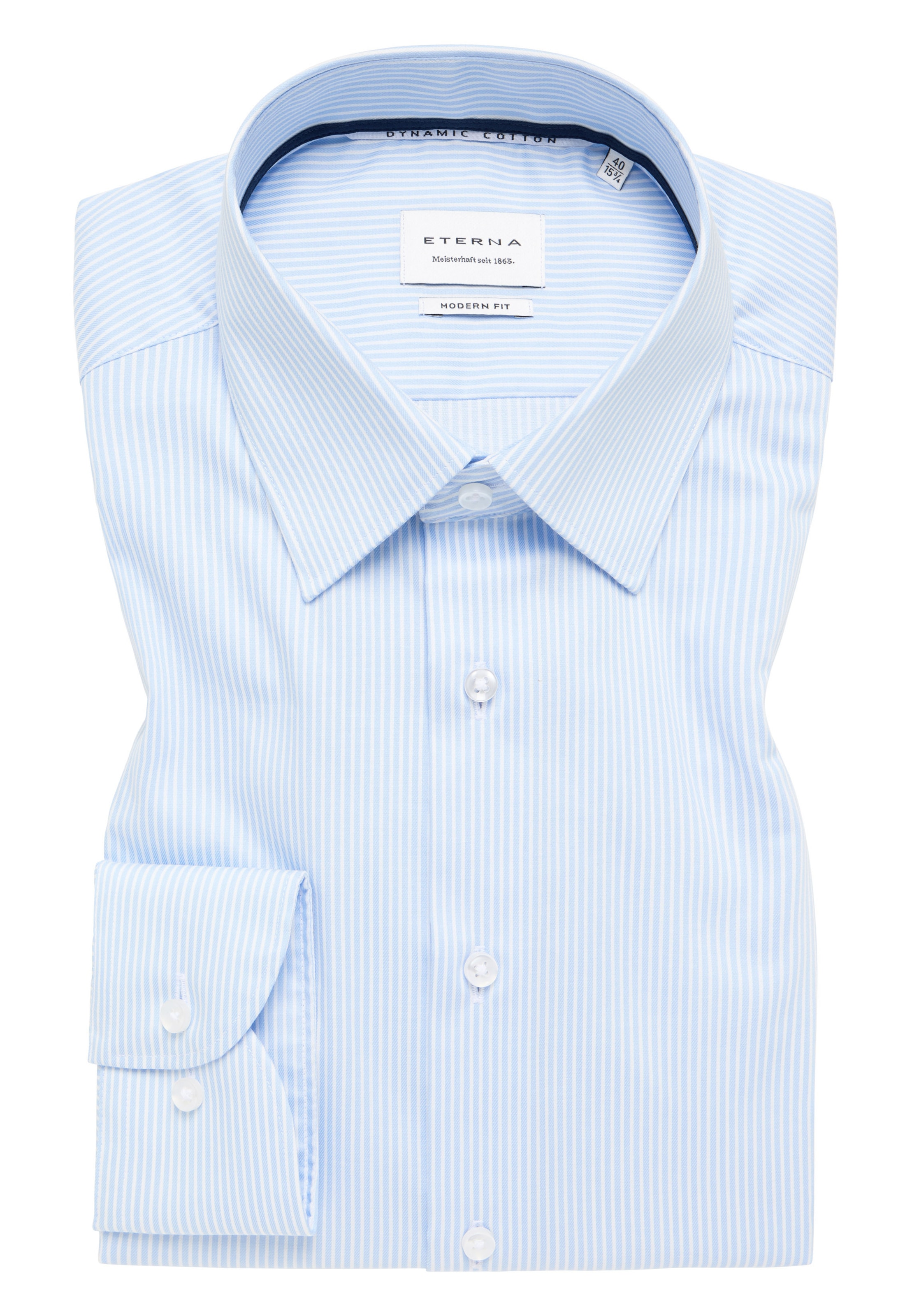 ETERNA Regular Fit Hemd in Blau