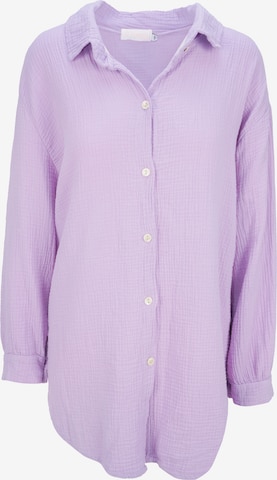 Chemisier 'Susie' Seasons of April en violet : devant