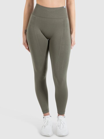 Coupe slim Leggings ' Layne ' Smilodox en vert : devant