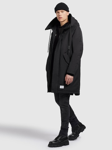 Manteau mi-saison 'Hant' khujo en noir