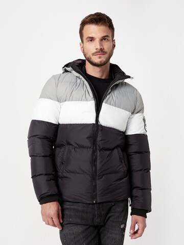 INDICODE JEANS Jacke 'Hoover' in Schwarz: Vorderseite