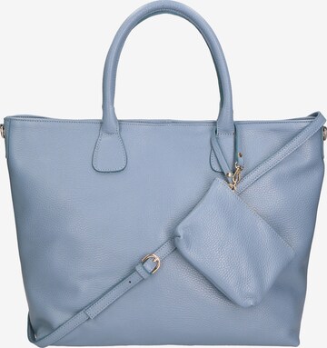 Borsa a spalla di Gave Lux in blu: frontale