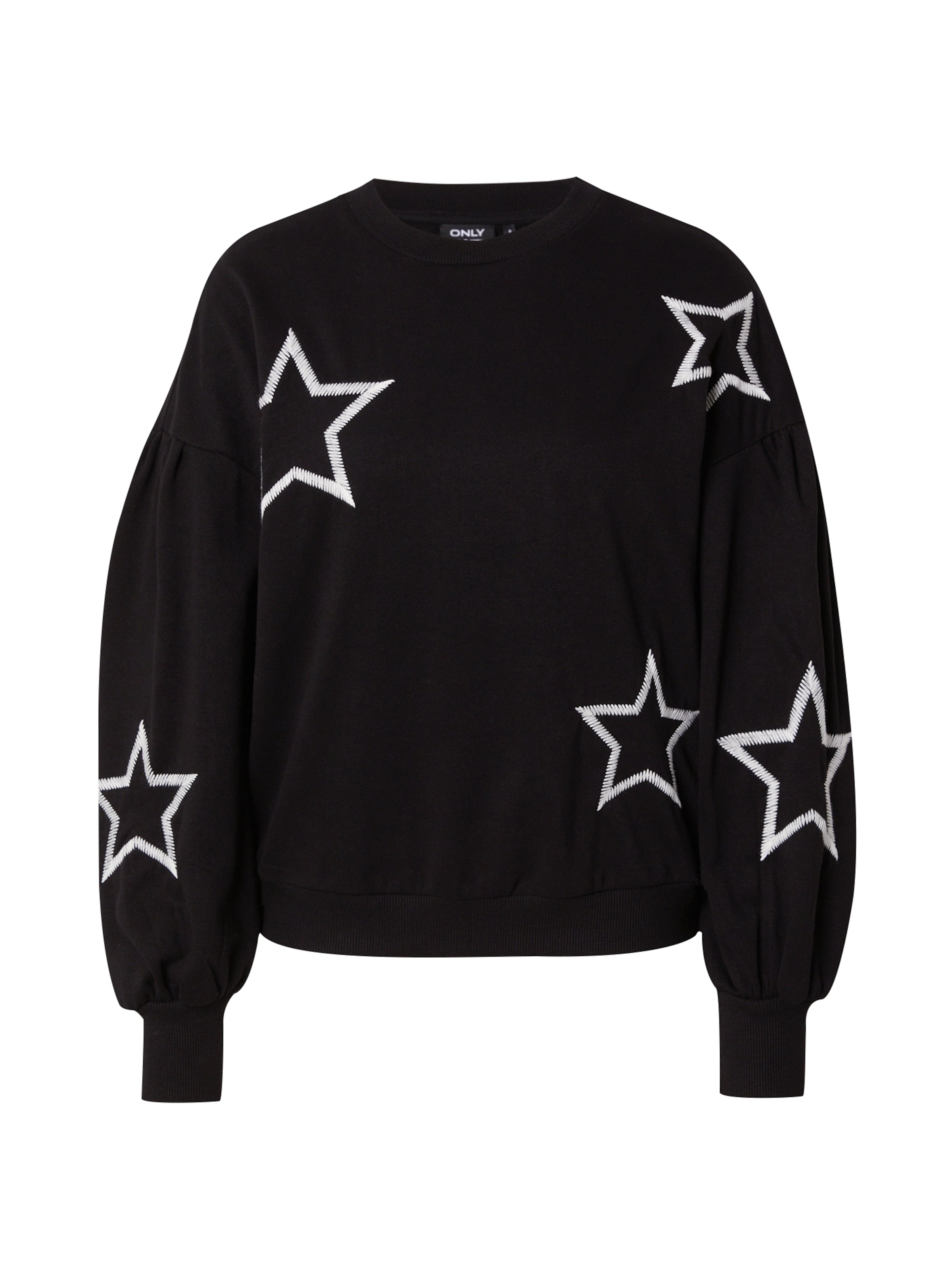 melns ONLY Sportisks džemperis 'ONLBROOKE': no priekšpuses