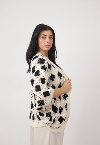 Cardigan oversize Elara en noir