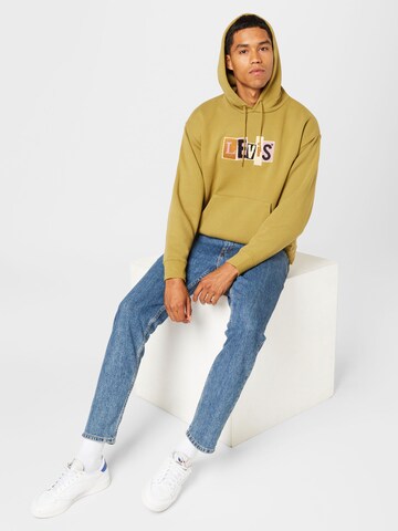 Levi's Skateboarding Sweatshirt 'Skate Hooded Sweatshirt' in Groen