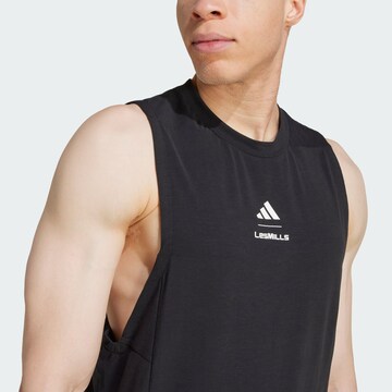 T-Shirt fonctionnel 'Les Mills' ADIDAS PERFORMANCE en noir