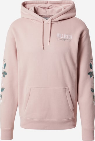 Sweat-shirt HOLLISTER en rose : devant