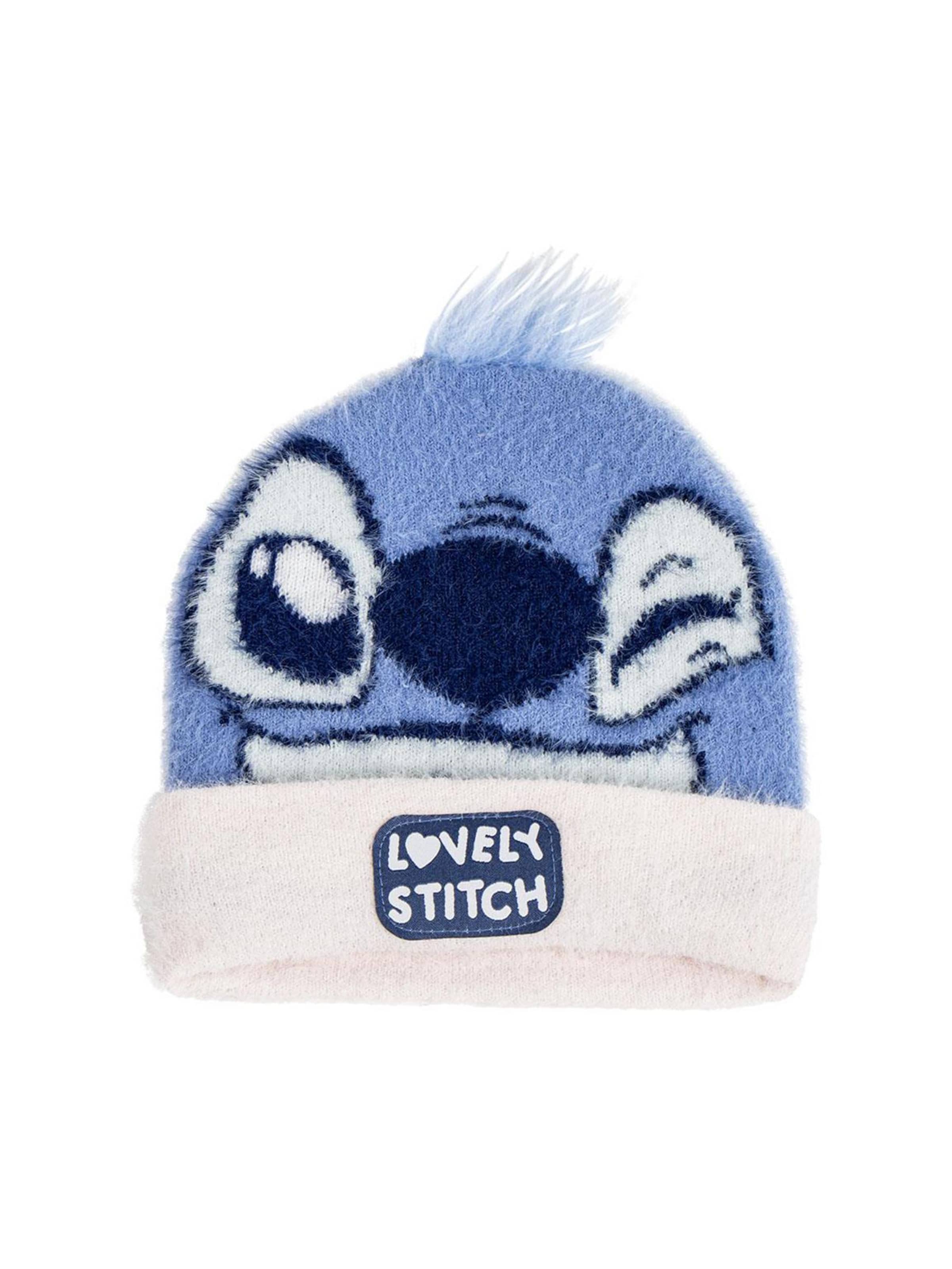 DISNEY Beanie 'Lovely Stitch' in Mixed colors: front