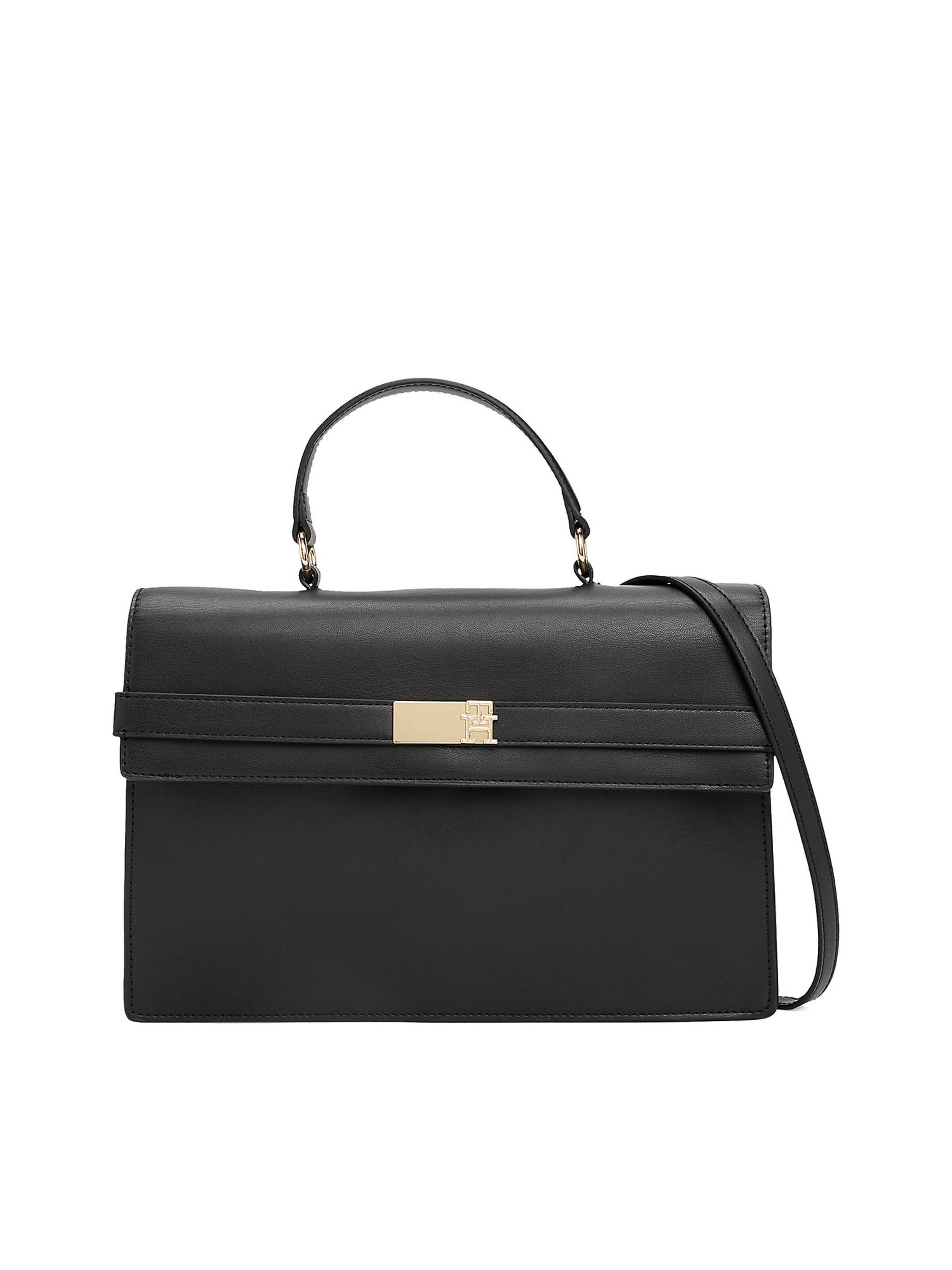 TOMMY HILFIGER Handtas in Zwart: voorkant