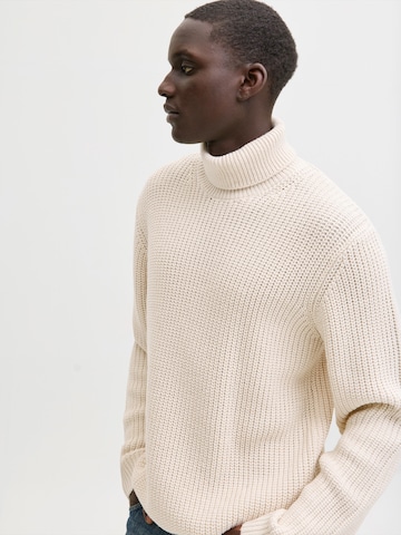 JACK & JONES Свитер 'JORBLEECKER' в Бежевый