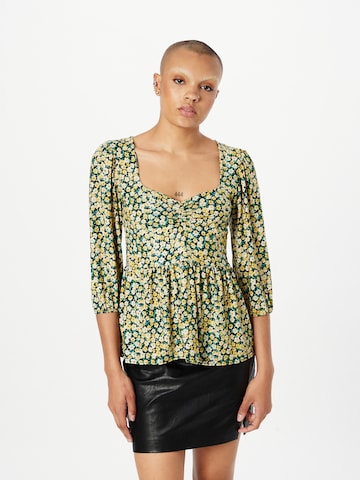 Dorothy Perkins Shirt in Yellow: front