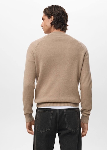 MANGO MAN Pullover 'Lory' in Braun