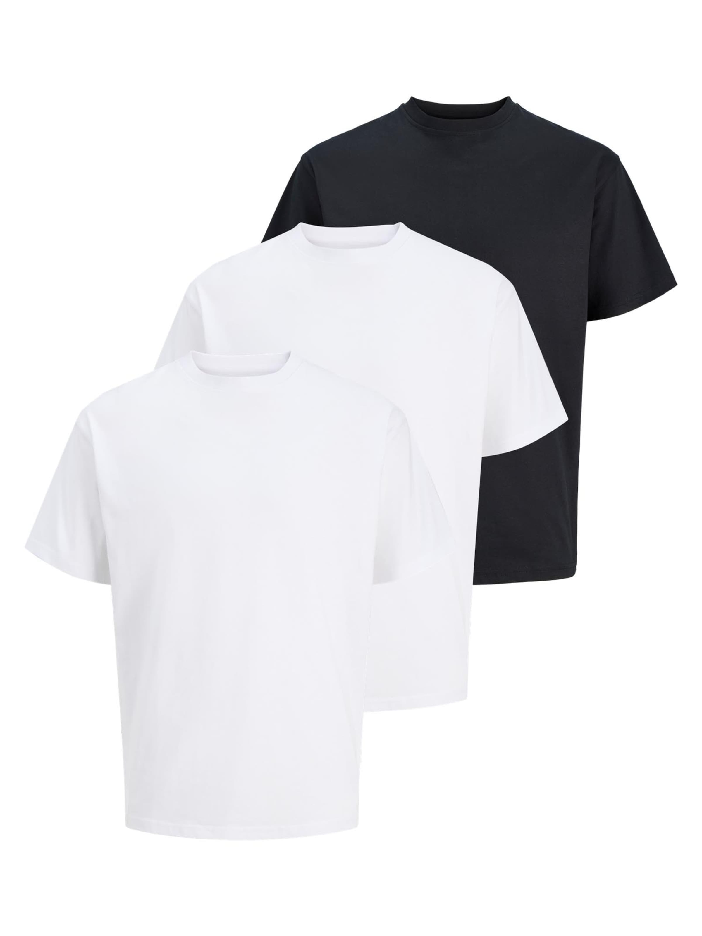 JACK & JONES Shirt 'Organic Relaxed' in Zwart: voorkant
