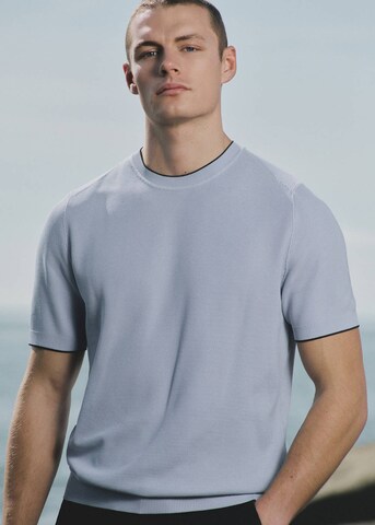 MANGO MAN Shirt 'Milo' in Blue