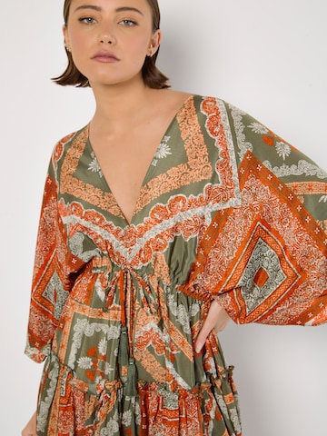 Apricot Jurk ' ' in Groen