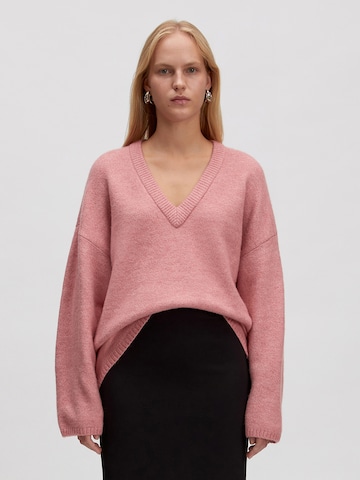 EDITED Sweater 'Urielle' in Pink: front