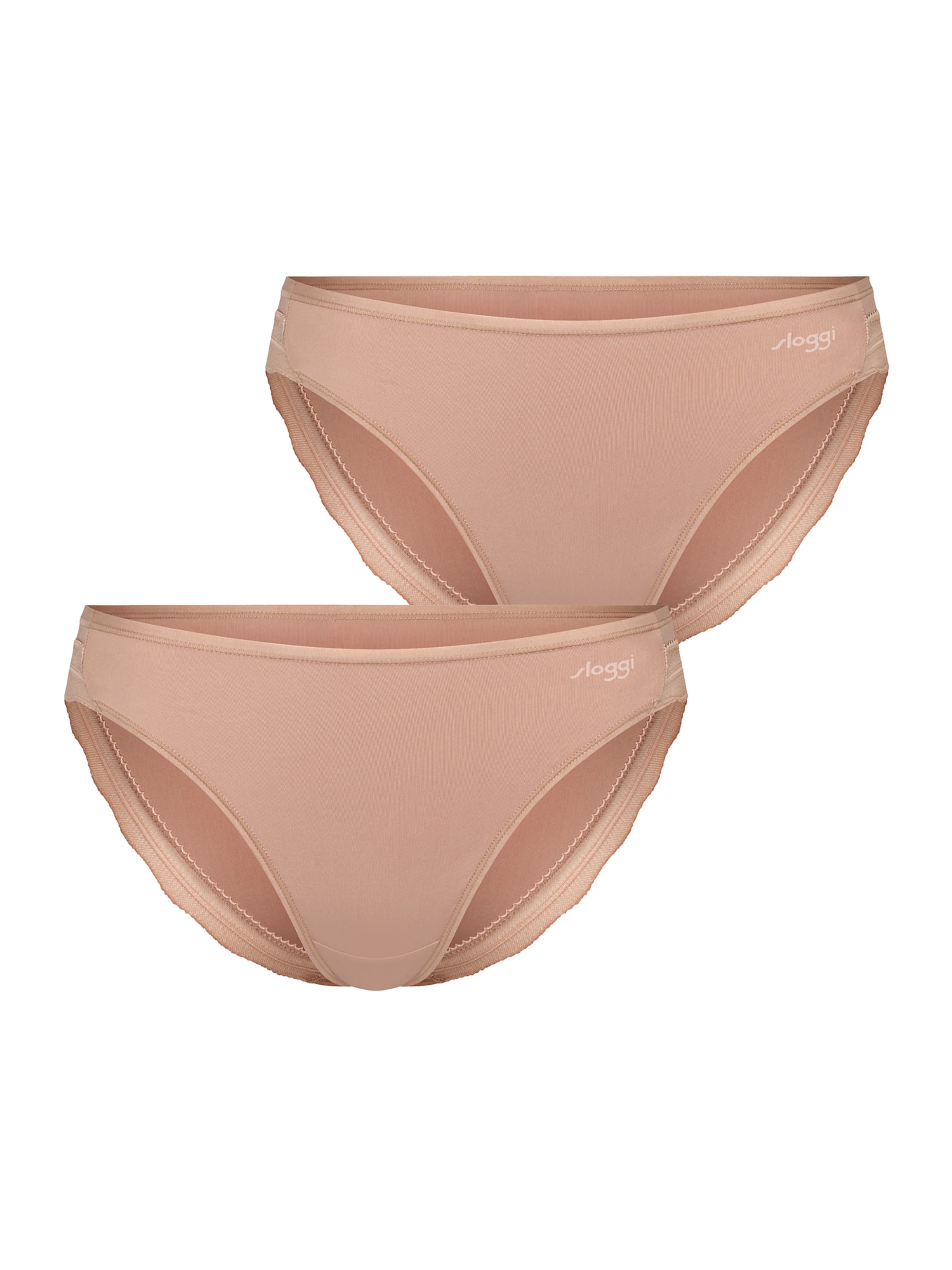 SLOGGI Slip ' Blue GO Blush ' in Beige: voorkant