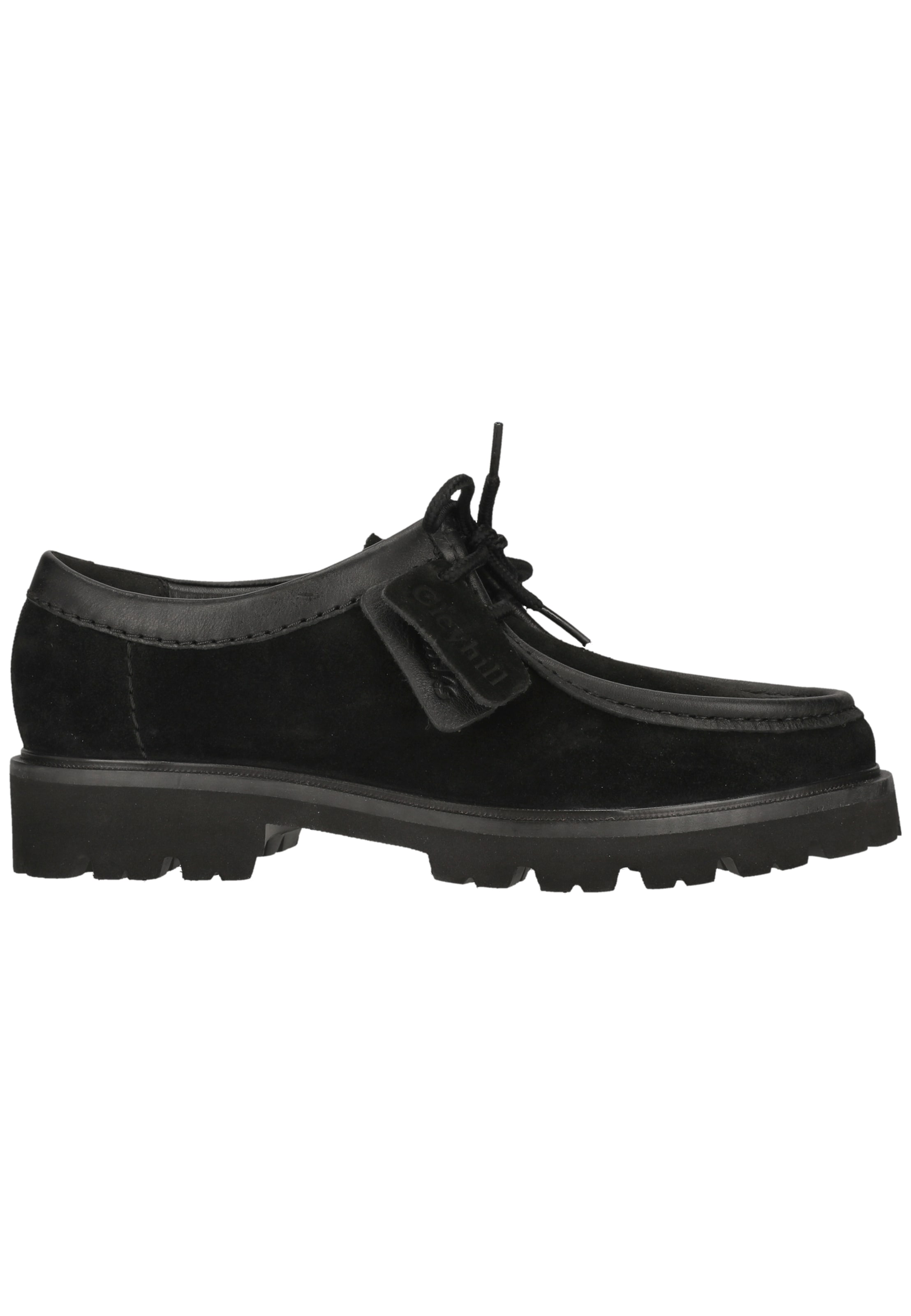 CLARKS Lace-up shoe 'Cleyhill Seam' in Black