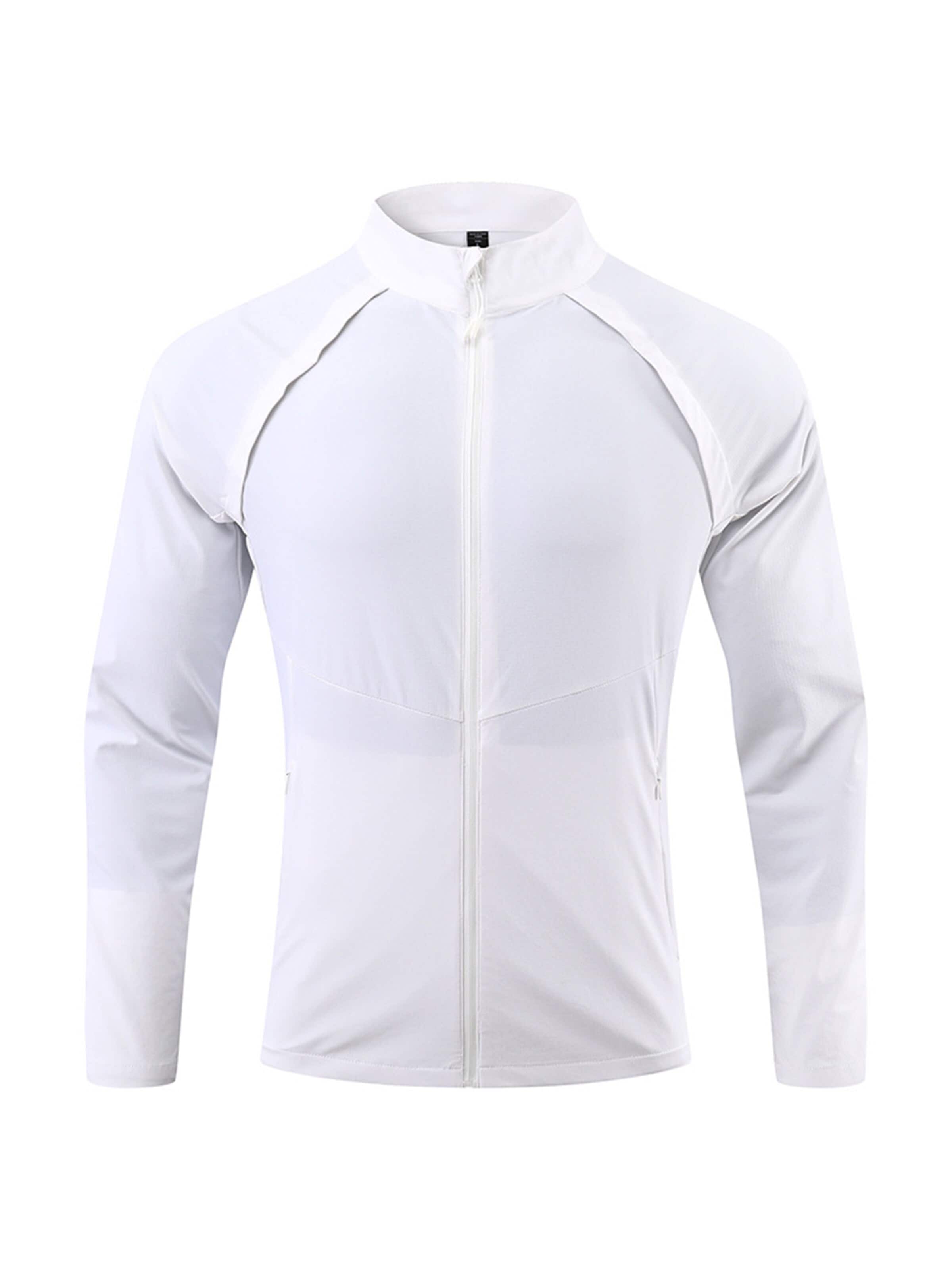 YOUTHUP Sportjacke 'Komfort'‌‌‌‌‌‌‌‌‌ in Weiß: Vorderseite