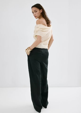 MANGO Wide Leg Hose 'Marga' in Schwarz