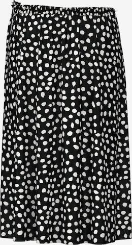PIECES Curve Skirt 'Tala' in Black