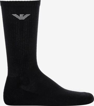 Chaussettes de sport Emporio Armani en noir