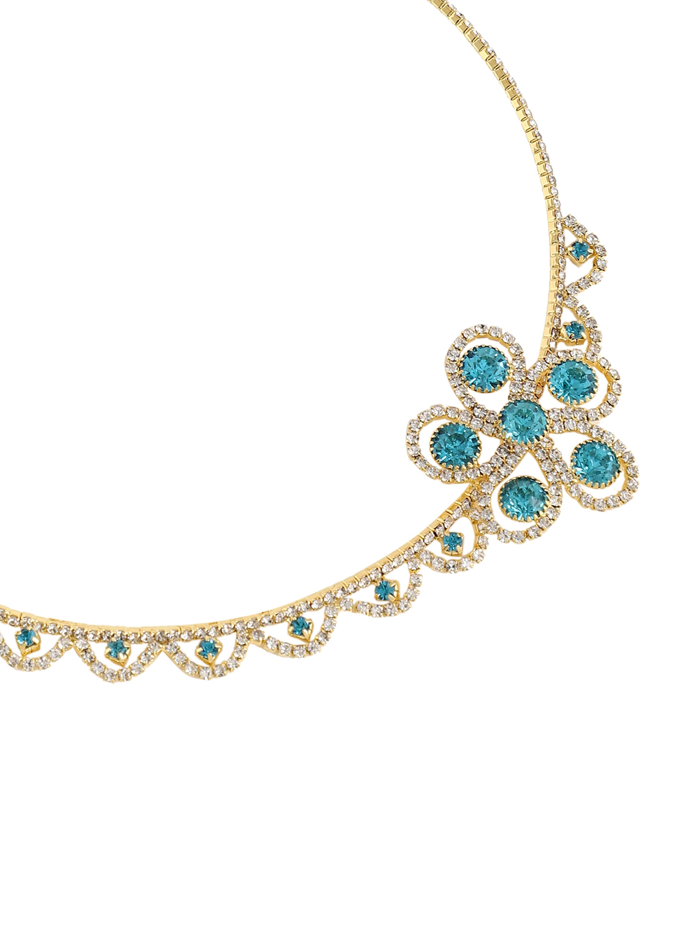 SOHI Sieraden set 'Swaraj' in Blauw