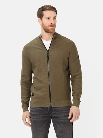 CAMEL ACTIVE Knit Cardigan in Green: front
