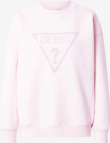 Felpa di GUESS in rosa: frontale