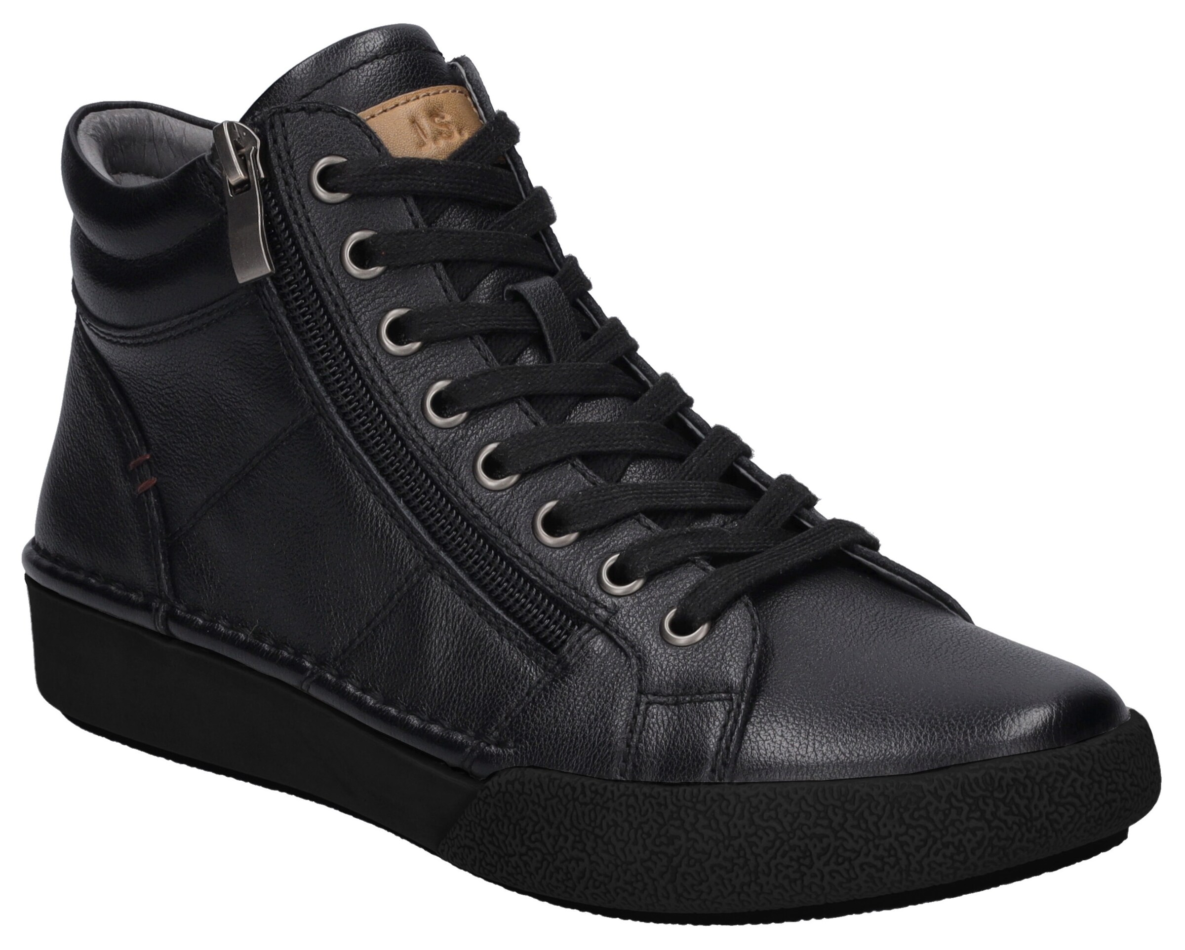JOSEF SEIBEL Sneaker in Schwarz: Vorderseite