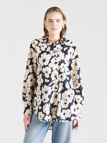 GERRY WEBER Blouse in Zwart: voorkant