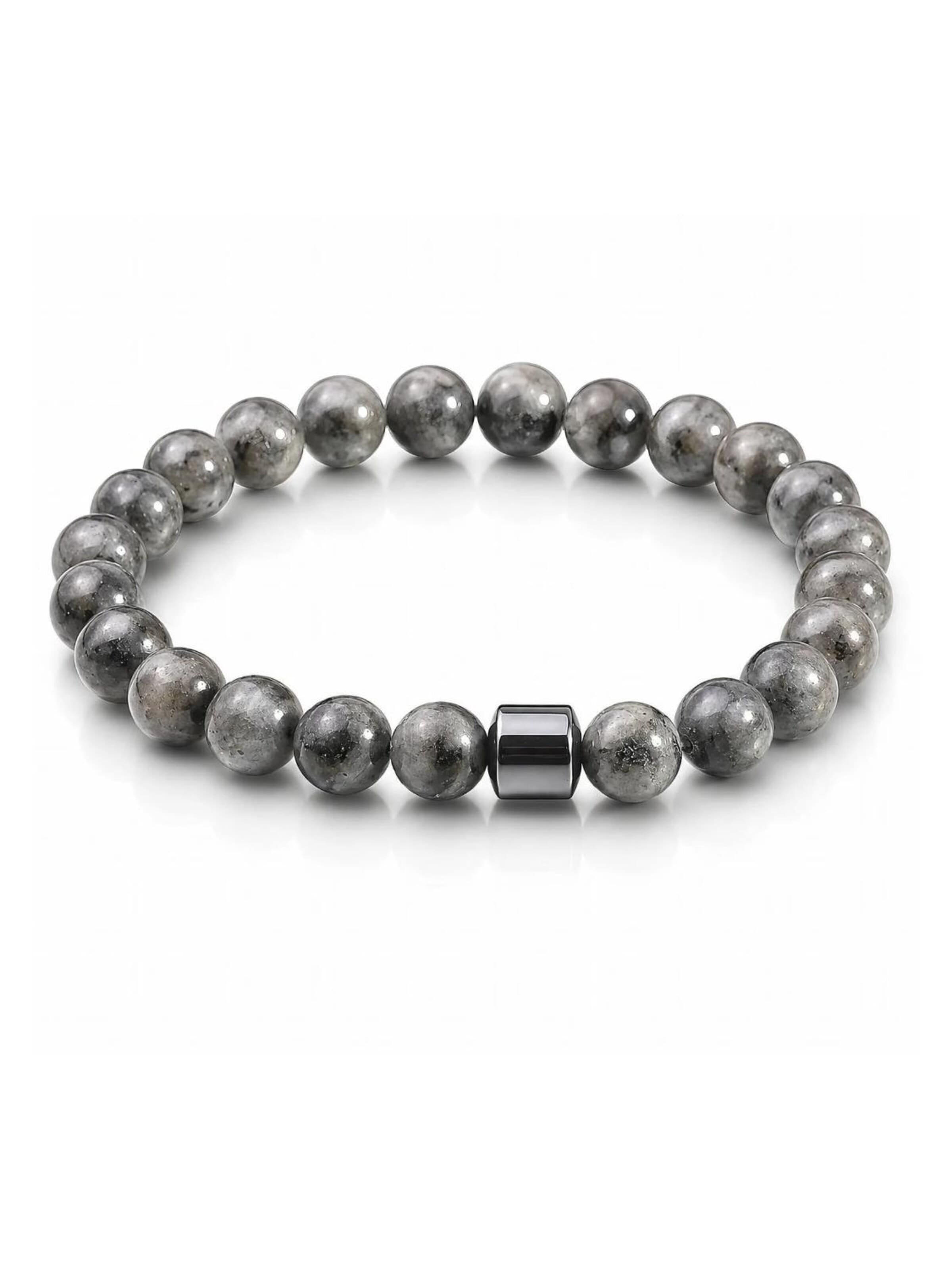 Eternal Bracelet 'Natur Perlen' in Silver: front