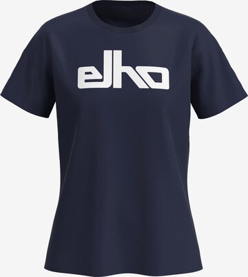 elho T-shirt 'Lausanne 89' i blå: framsida