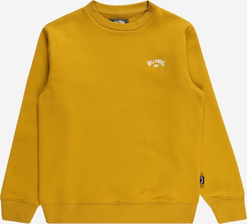 BILLABONG Athletic Sweatshirt 'ARCH' in Yellow: front