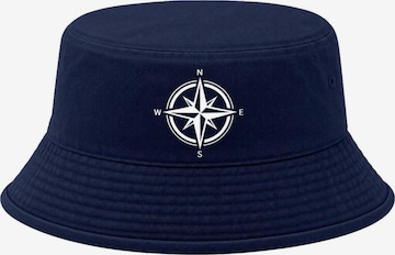 Neverless Hat 'Kompass' in Blue: front