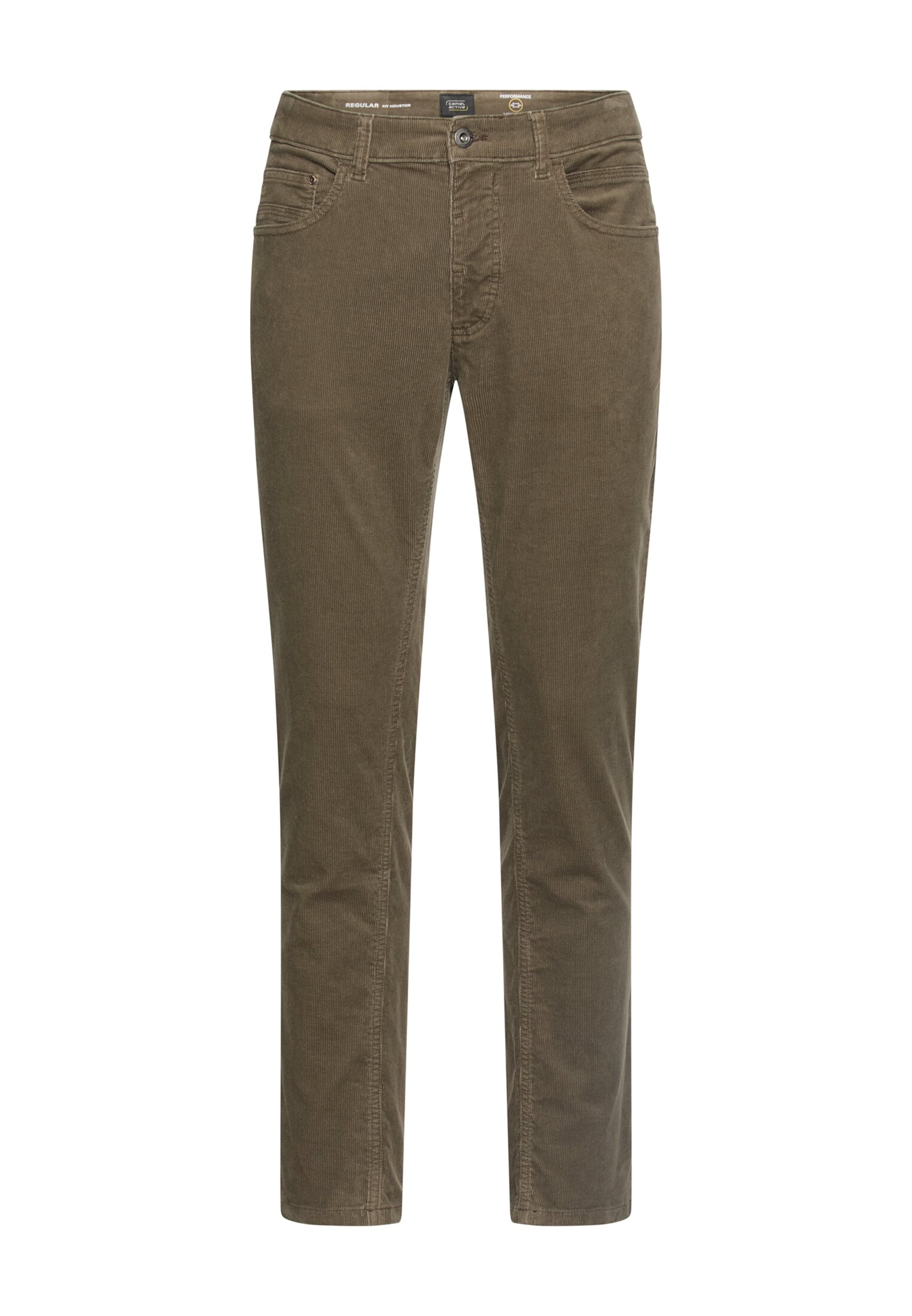 Regular Pantaloni de la CAMEL ACTIVE pe verde: față