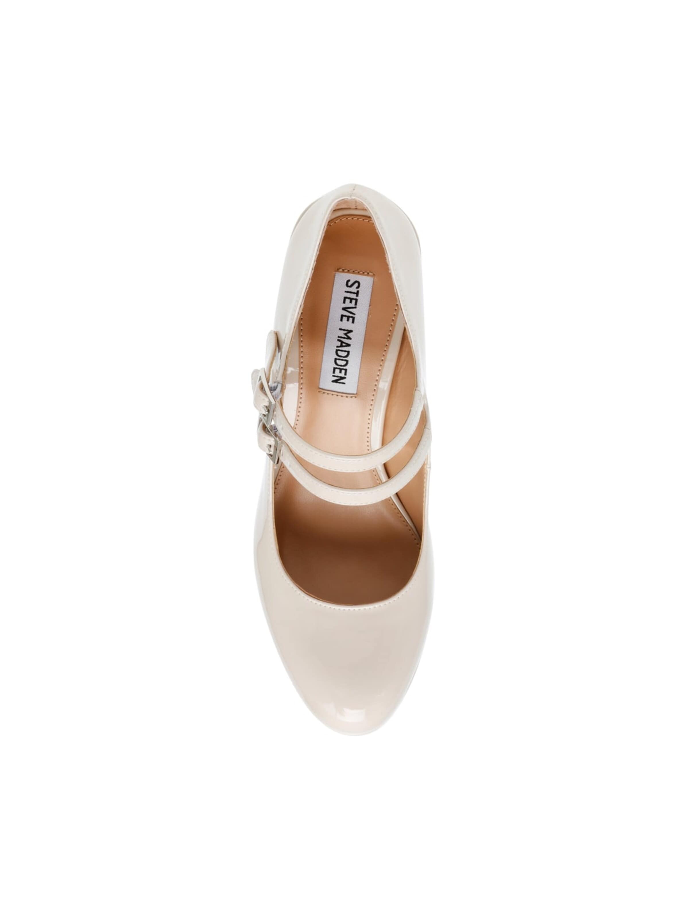 STEVE MADDEN Czółenka 'Charged-Up Bone Patt Shoes' w kolorze biały