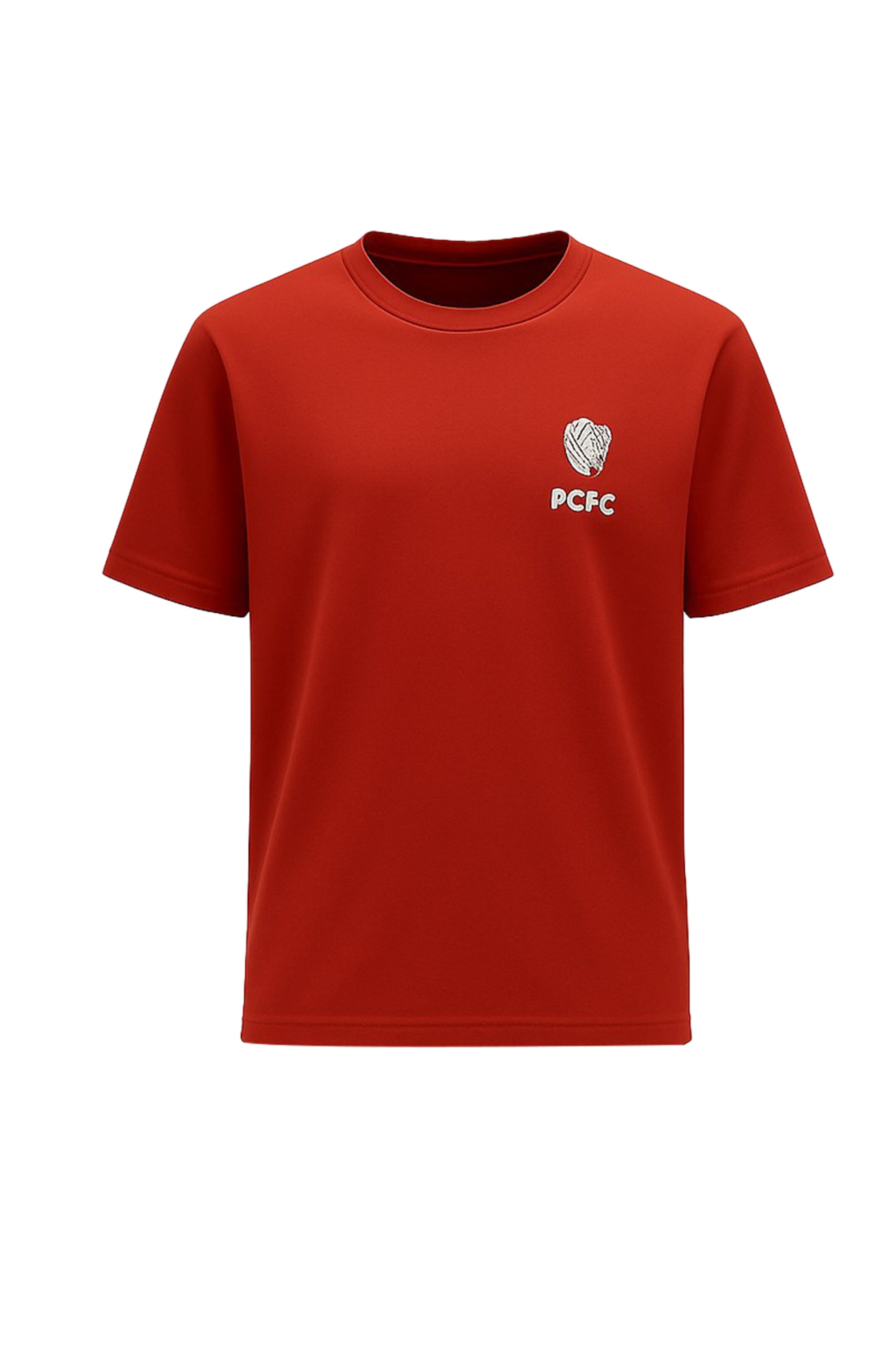 PCFG T-Shirt 'PCMA3008' in Rot: Vorderseite